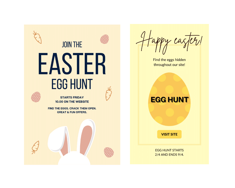 easter marketing tips - easter hunt